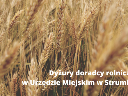 Dyżur Doradcy Rolniczego w Urzędzie Miejskim w Strumieniu